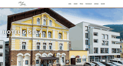 Desktop Screenshot of hotelgisela.at