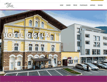 Tablet Screenshot of hotelgisela.at